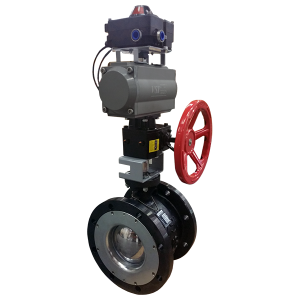 High Performance Segmented Ball Valve with High Pressure Actuator